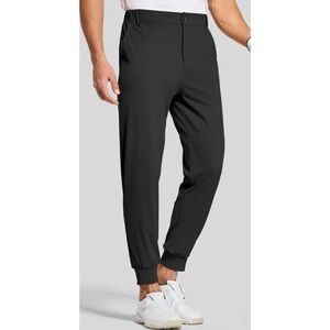 Willit Men's Performance Golf Joggers Black